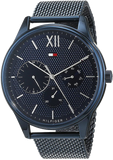 Tommy Hilfiger Damon Quartz Blue Dial Blue Mesh Bracelet Watch for Men - 1791421 Buy Now By Tommy Hilfiger