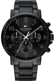 Tommy Hilfiger Daniel Black Dial Black Steel Strap Watch for Men - 1710383 Buy Now By Tommy Hilfiger