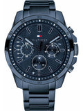 Tommy Hilfiger Decker Chronograph Blue Dial Blue Steel Strap Watch for Men - 1791560 Buy Now By Tommy Hilfiger