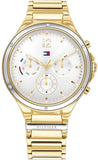 Tommy Hilfiger Eve Chronograph Quartz White Dial Gold Steel Strap Watch For Women - 1782278 Buy Now By Tommy Hilfiger