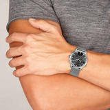 Tommy Hilfiger Harrison Quartz Grey Dial Silver Mesh Bracelet Watch for Men - 1790877 Buy Now By Tommy Hilfiger