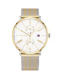 Tommy Hilfiger Jenna Quartz White Dial Two Tone Mesh Bracelet Watch for Women - 1782074 Buy Now By Tommy Hilfiger