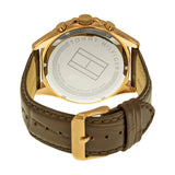Tommy Hilfiger Luke Quartz White Dial Brown Leather Strap Watch for Men - 1791118 Buy Now By Tommy Hilfiger