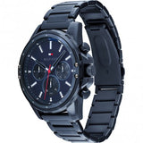 Tommy Hilfiger Mason Blue Dial Blue Steel Strap Watch for Men - 1791789 Buy Now By Tommy Hilfiger