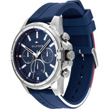 Tommy Hilfiger Mason Blue Dial Blue Rubber Strap Watch for Men - 1791791 Buy Now By Tommy Hilfiger