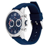Tommy Hilfiger Blaze Chronograph Blue Dial Blue Rubber Strap Watch For Men - 1792027 Buy Now By Tommy Hilfiger