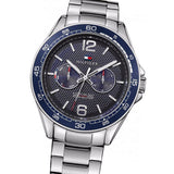 Tommy Hilfiger Erik Chronograph Blue Dial Silver Steel Strap Watch for Men - 1791366 Buy Now By Tommy Hilfiger