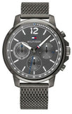 Tommy Hilfiger London Chronograph Grey Dial Grey Mesh Bracelet Watch for Men - 1791530 Buy Now By Tommy Hilfiger