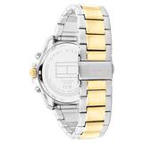 Tommy Hilfiger Jordon Chronograph Black Dial Two Tone Steel Strap Watch For Men - 1792095 Buy Now By Tommy Hilfiger