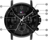 Tommy Hilfiger Daniel Black Dial Black Steel Strap Watch for Men - 1710383 Buy Now By Tommy Hilfiger