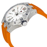 Tommy Hilfiger Analog White Dial Orange Rubber Strap Watch for Men - 1791063 Buy Now By Tommy Hilfiger