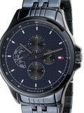 Tommy Hilfiger Shawn Quartz Blue Dial Blue Steel Strap Watch for Men - 1791618 Buy Now By Tommy Hilfiger