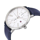 Tommy Hilfiger Jenna White Dial Blue Leather Strap Watch for Women - 1782072 Buy Now By Tommy Hilfiger
