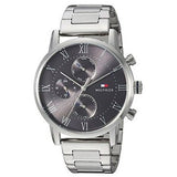 Tommy Hilfiger Kane Chronograph Grey Dial Silver Steel Strap Watch for Men - 1791397 Buy Now By Tommy Hilfiger