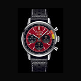 Breitling Top Time B01 Chevrolet Corvette Red Dial Black Leather Strap Watch for Men - AB01761A1K1X1 Buy Now By Breitling