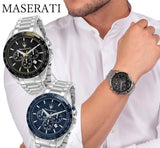 Maserati Traguardo Chronograph Blue Dial 45mm Stainless Steel Watch For Men - R8873612043 Buy Now By Maserati