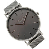 Coach Charles Black Dial Grey Mesh Bracelet Watch for Men - 14602145 Buy Now By Coach