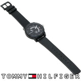Tommy Hilfiger Denim Quartz Black Dial Black Leather Strap Watch for Men - 1791479 Buy Now By Tommy Hilfiger