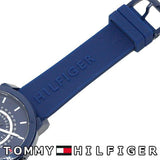 Tommy Hilfiger Denim Quartz Blue Dial Blue Rubber Strap Watch for Men - 1791482 Buy Now By Tommy Hilfiger