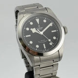 Tudor Black Bay Automatic Black Dial Silver Steel Strap Watch for Men - M79540-0001 Buy Now By Tudor