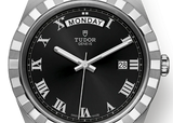 Tudor Royal Automatic Black Dial Silver Steel Strap Watch for Men - M28600-0003 Buy Now By Tudor