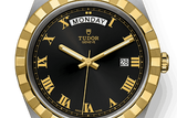 Tudor Royal Automatic Black Dial Two Tone Steel Strap Watch for Men - M28603-0003 Buy Now By Tudor