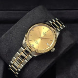 Tudor Style Automatic Gold Dial Two Tone Steel Strap Watch for Men - M12713-0001 Buy Now By Tudor