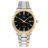 Tudor Style Automatic Black Dial Two Tone Steel Strap Watch for Men - M12713-0005 Buy Now By Tudor
