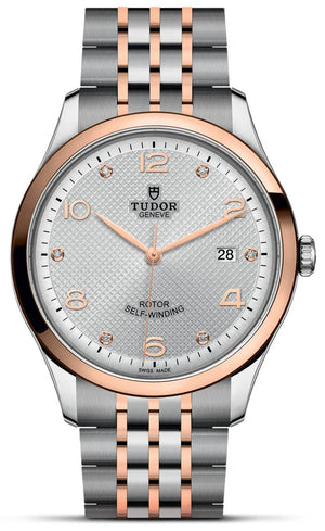 Tudor 1926 Automatic Diamonds Silver Dial Two Tone Steel Strap Watch for Men - M91651-0002 Buy Now By Tudor