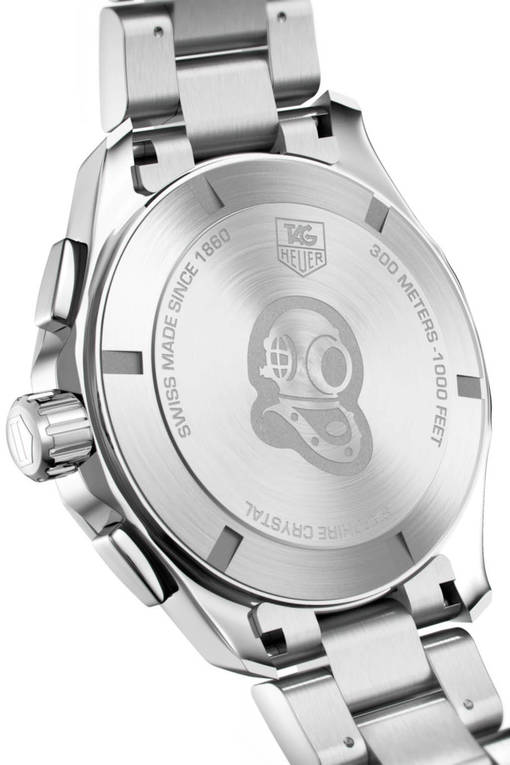 Tag Heuer Aquaracer Chronograph Black Dial Silver Steel Strap Watch for Men - CAY1110.BA0927 Buy Now By Tag Heuer