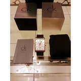 Calvin Klein Window Silver Dial Brown Leather Strap Watch for Men - K2M21620 Buy Now By Calvin Klein