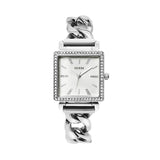 Guess Vanity Diamonds White Dial Silver Steel Strap Watch for Women - W1030L1 Buy Now By Guess
