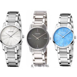 Calvin Klein City Mother of Pearl Blue Dial Silver Steel Strap Watch for Women - K2G2314X Buy Now By Calvin Klein