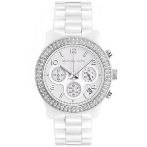 Michael Kors Runway White Dial White Steel Strap Watch for Women - MK5188 Buy Now By Michael Kors