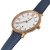 Fossil Jacqueline White Dial Blue Leather Strap Watch for Women - ES4291 Buy Now By Fossil