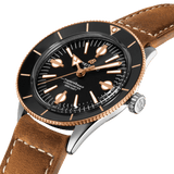 Breitling Superocean Heritage '57 Black Dial Brown Leather Strap Watch for Men - U10370121B1X1 Buy Now By Breitling