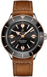 Breitling Superocean Heritage '57 Black Dial Brown Leather Strap Watch for Men - U10370121B1X1 Buy Now By Breitling