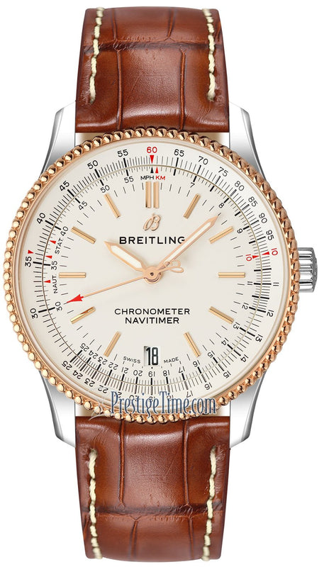 Breitling Navitimer Automatic 38mm Leather Strap Mens Watch - A17325211G1P1 Buy Now By Breitling