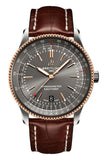 Breitling Navitimer Automatic 41 Grey Dial Brown Leather Strap Watch for Men - U17326121M1P1 Buy Now By Breitling