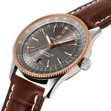 Breitling Navitimer Automatic 41 Grey Dial Brown Leather Strap Watch for Men - U17326121M1P1 Buy Now By Breitling