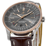 Breitling Navitimer Automatic 41 Grey Dial Brown Leather Strap Watch for Men - U17326121M1P1 Buy Now By Breitling