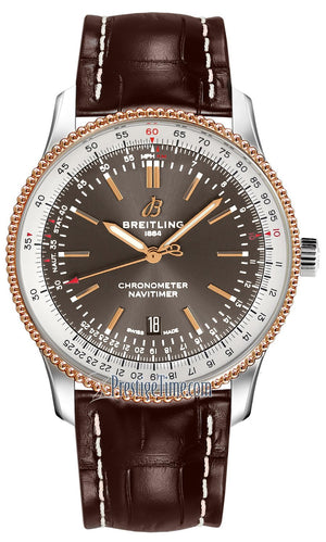 Breitling Navitimer 1 Automatic 41mm Brown Dial Brown Leather Strap Mens Watch - U17326211M1P2 Buy Now By Breitling