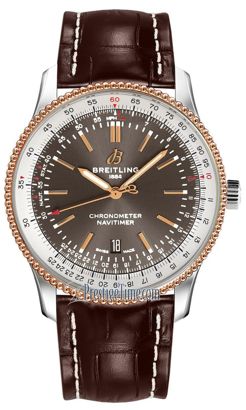 Breitling Navitimer 1 Automatic 41mm Brown Dial Brown Leather Strap Mens Watch - U17326211M1P2 Buy Now By Breitling
