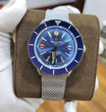 Breitling Superocean Heritage '57 Special Edition II Blue Dial Silver Mesh Bracelet Watch for Men - A103702A1C1A1 Buy Now By Breitling