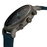 Emporio Armani Luigi Chronograph Black Dial Blue Rubber Strap Watch For Men - AR11023 Buy Now By Emporio Armani
