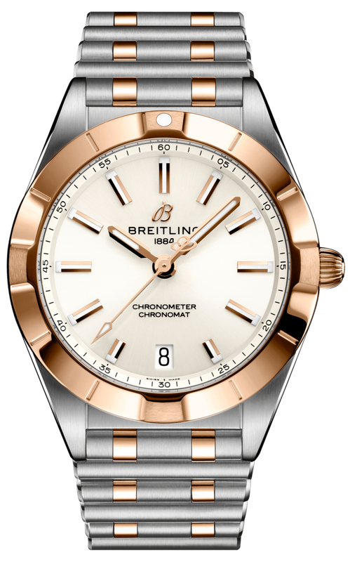 Breitling Chronomat 32 White Dial Two Tone Steel Strap Watch for Women - U77310101A1U1 Buy Now By Breitling