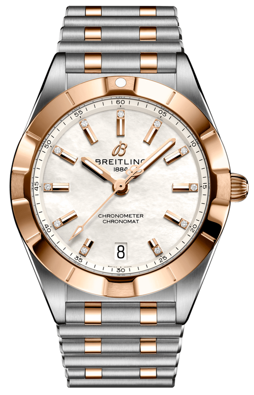 Breitling Chronomat B02 18K Red Gold White Dial Two Tone Steel Strap Watch for Men - U77310101A2U1 Buy Now By Breitling