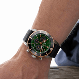 Breitling Superocean Heritage B01 Chronograph 44 Limited Edition Green Dial Black Mesh Bracelet Watch for Women - UB01622A1L1S1 Buy Now By Breitling