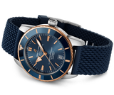 Breitling Superocean Heritage B20 Automatic 42 Blue Dial Blue Mesh Bracelet Watch for Men - UB2010161C1S1 Buy Now By Breitling
