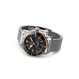 Breitling Superocean Heritage B20 Automatic 44 Black Dial Silver Mesh Bracelet Watch for Men - UB2030121B1A1 Buy Now By Breitling